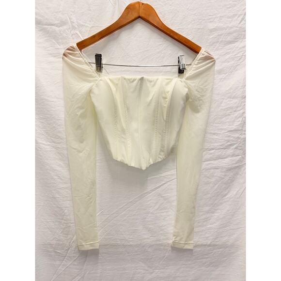 Princess Polly Beverly Top Mesh Date Night Cocktail Gala US‎ 0 - Picture 2 of 4